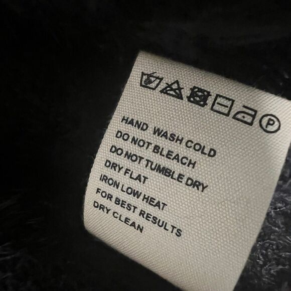 Mo:Vint Black Soft Cozy Open Cardigan Women's Size Medium - Picture 7 of 13